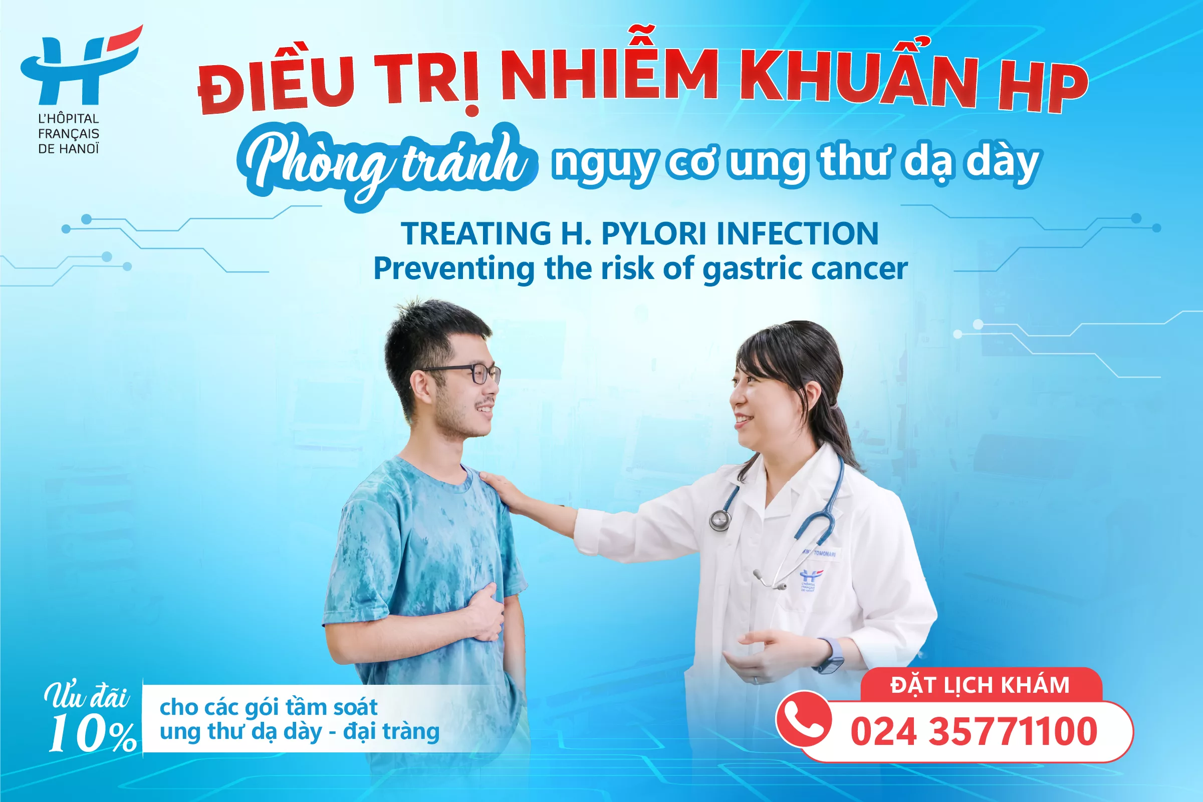 ĐIỀU TRỊ NHIỄM KHUẨN HP &#8211; PHÒNG TRÁNH NGUY CƠ UNG THƯ DẠ DÀY